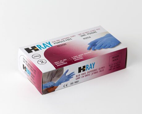 Wayne Safety HRay Vinyl Medical Examination Gloves